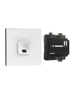 ekey sLine Fingerprintset in Weiss für Gira 106 Verkehrsweiss