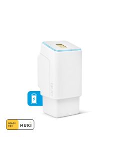 Fingerprint Weiss mit Akku und Funk für Nuki Smart Lock