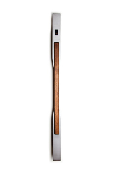 505027 Edelstahl-Stossgriff Holz für FS IN 1000mm